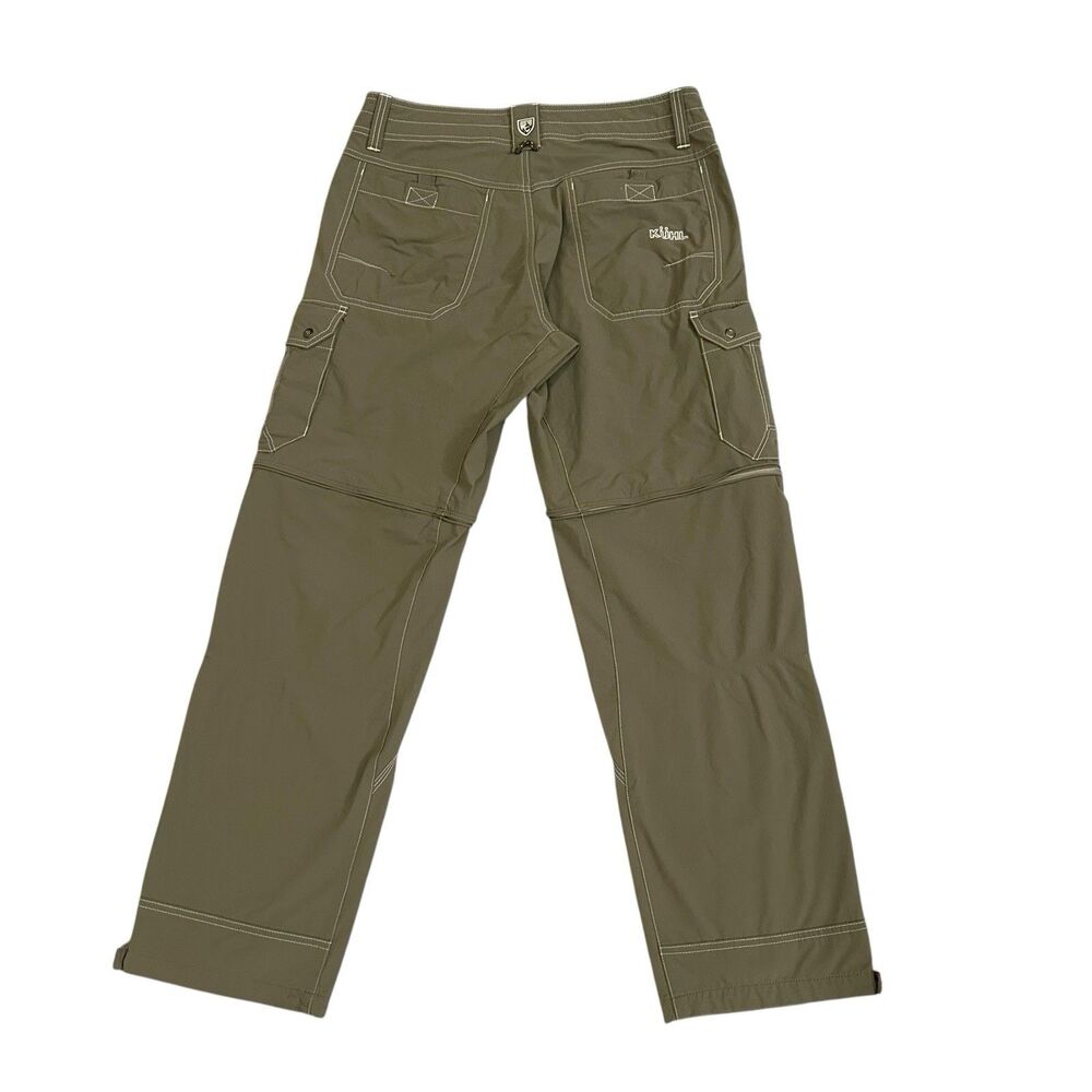 Kuhl Pants Mens 32 Green Renegade Cargo Convertible Stealth Hiking Outdoor 32x29 - Picture 7 of 11